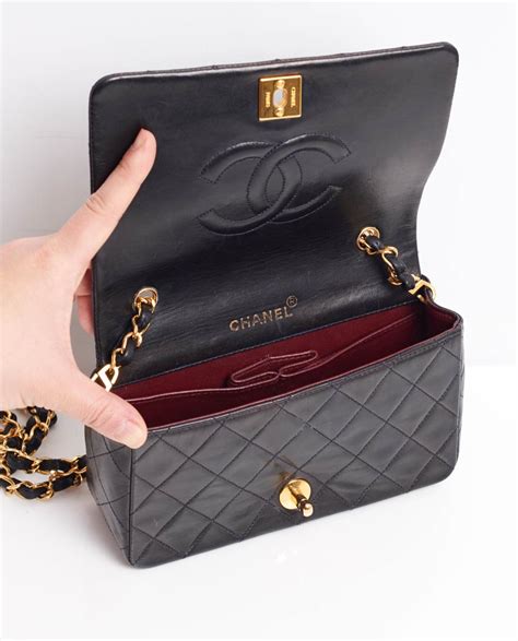 dimentions of single flap vintage chanel bag|Chanel classic flap small price.